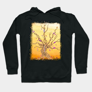 The Colorful Tree of Life - Dia De Los Muertos - Nature Tree Lover Hoodie